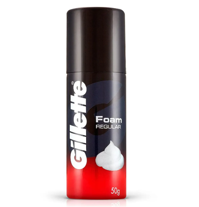 Gillette Regular Shaving Foam 50gm | Smooth & Comfortable Shave