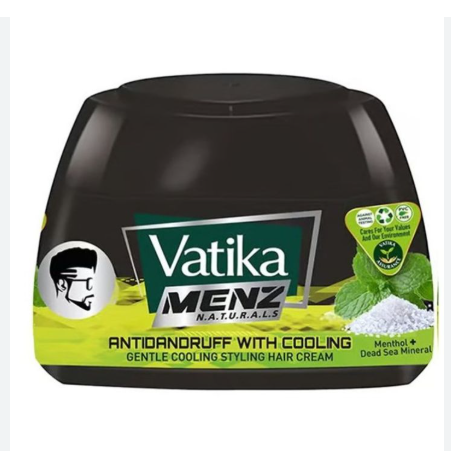 Vatika Menz Anti-Dandruff with Cooling Styling Hair Cream 125 ml