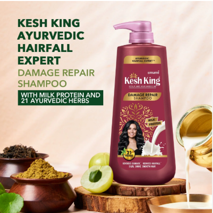 Kesh King Damage Repair Shampoo 200ml for Strong, Revitalized Hair