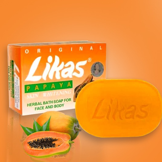 Likas Papaya Brightening Soap 135g - Natural Exfoliation