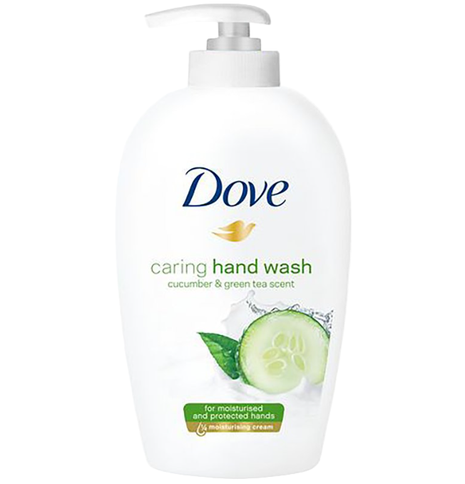 Protect Moisturising Hand Wash Original 200ml - Dove caring hand wash with cucumber and green tea scent for moisturised and protected hands in Bahrain