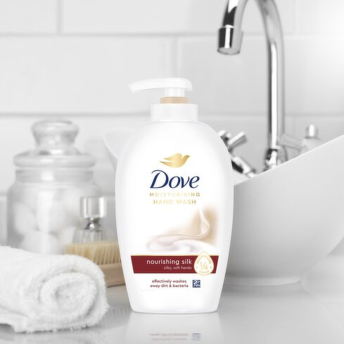 Dove Nourishing Silk Hand Wash 250ml | Soft, Gentle Cleanse