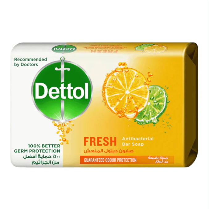 Dettol Antibacterial Bar Soap Fresh 100g