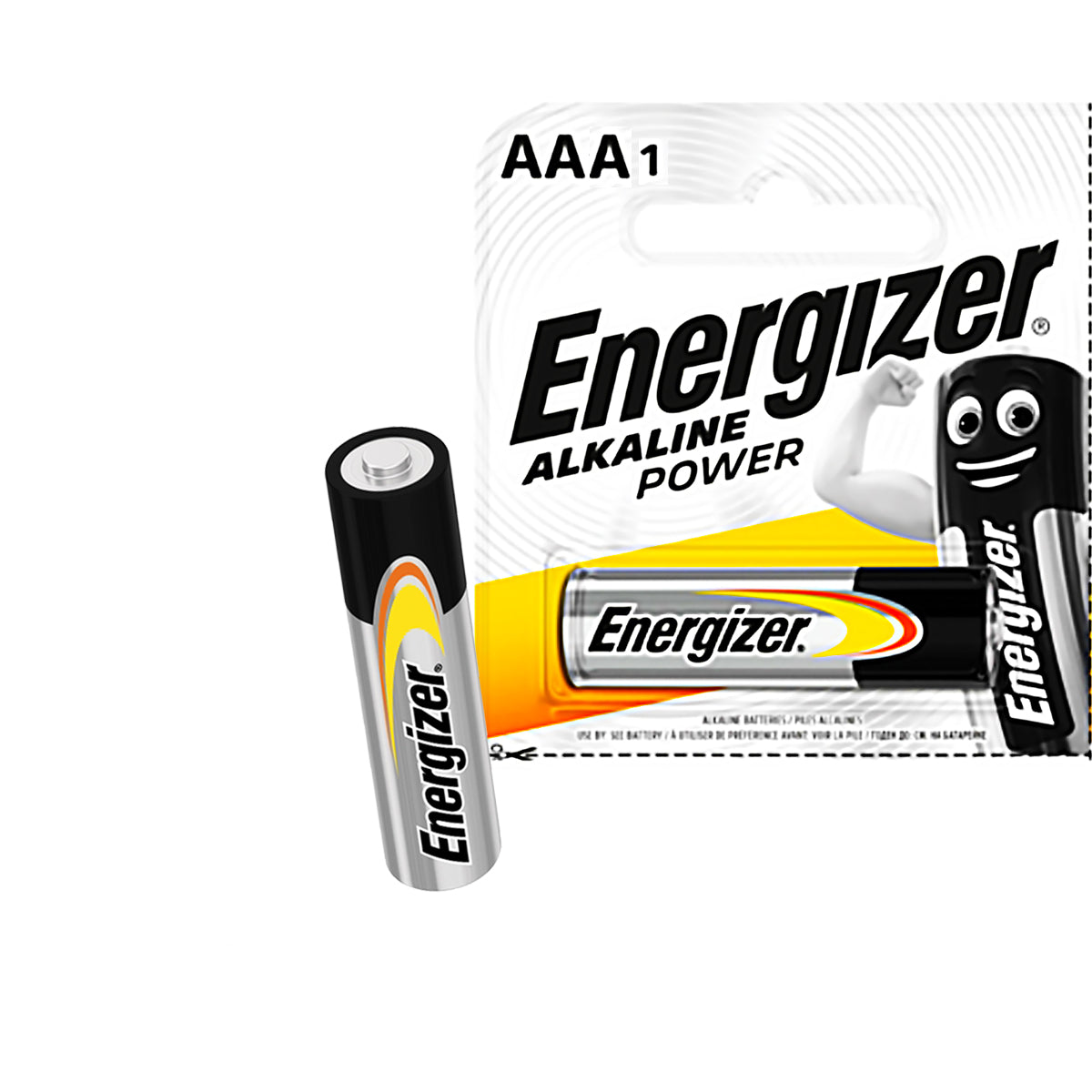 Energizer AAA Alkaline Power Batteries - Long-Lasting Energy for Devices
