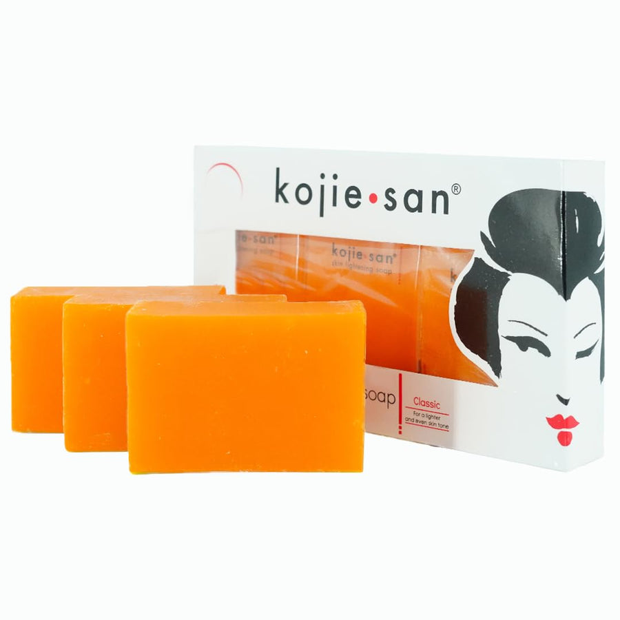 Kojie San Kojic Acid Soap 3-Pack | Skin Brightening Formula 65g