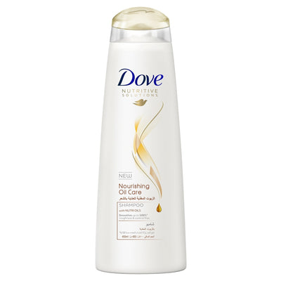 Dove Nourishing Oil Care Shampoo 400ml for Dry, Frizzy Hair