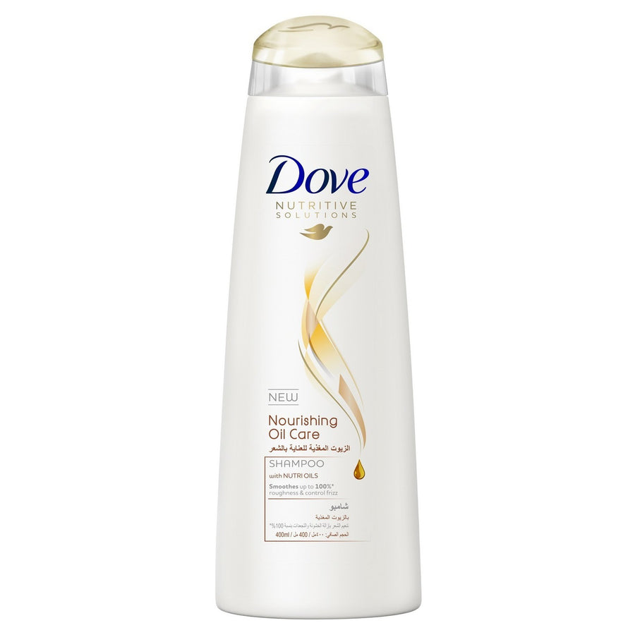 Dove Nourishing Oil Care Shampoo 400ml for Dry, Frizzy Hair
