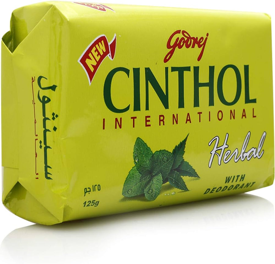 Cinthol Herbal Soap Bar 125gm | Gentle Cleansing & Natural Freshness
