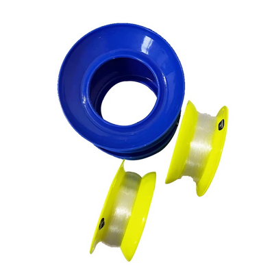 200M Nylon Sea Fishing Line & Tangle-Free Plastic Reel - Durable