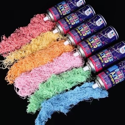 Vibrant Multicolor Ribbon Spray for Parties | Eco-Friendly Decor Bahrain