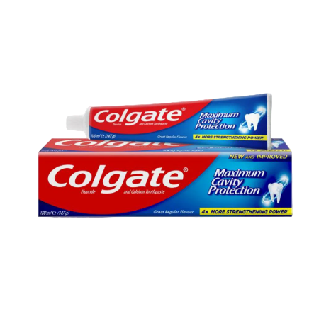Colgate Maximum Cavity Protection Toothpaste 100ml – Advanced fluoride formula for complete cavity protection.
