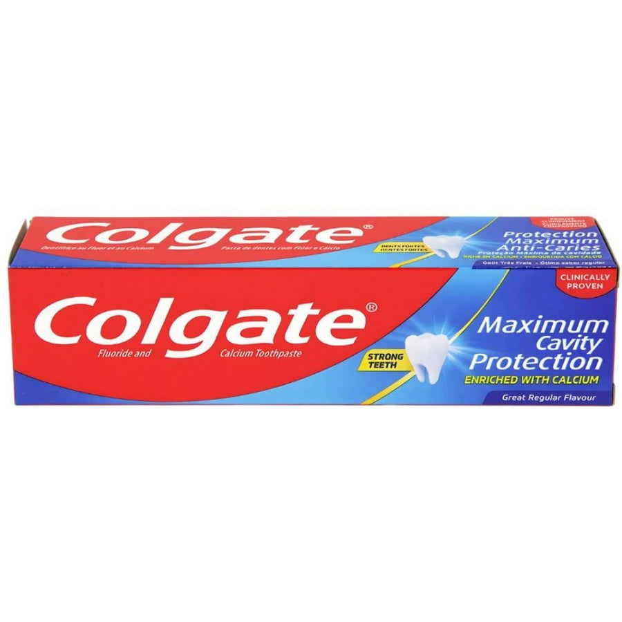 Colgate Maximum Cavity Protection Toothpaste 120ml – Advanced fluoride formula for superior cavity protection.