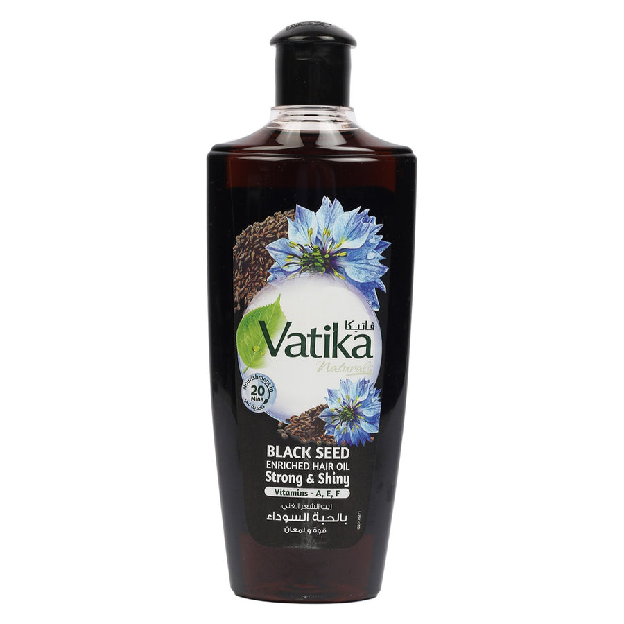 Dabur Vatika Black Seed Hair Oil 300ml – Nourishing hair oil for hair growth and strength with black seed.