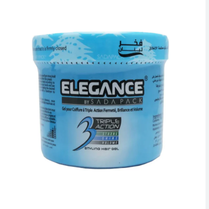 Elegance Styling Hair Gel Blue 1000ml - Professional-grade hold and shine for versatile blue-tinted styling in Bahrain