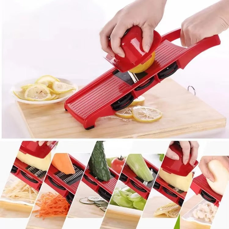 Multifunctional Vegetable Cutter Vegetable Chopper with 6 Blades
