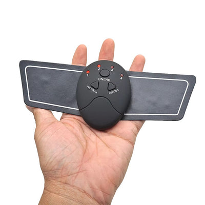 Electric Body Slimming Massager Toner Trainer Abdominal Muscle Vibrating Belt EMS Abdomen Muscle Stimulator