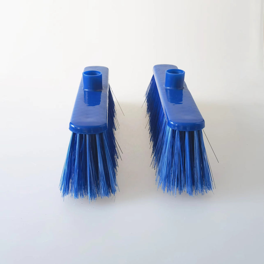 Bahrain's Best Blue Soft Broom with Long Metal Handle | Indoor & Outdoor
