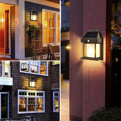 Solar Wall Lights Outdoor 10 Lumen Solar Powered Solar Light  Tungsten Filament Lamp Outdoor Warm Lighting Photographic