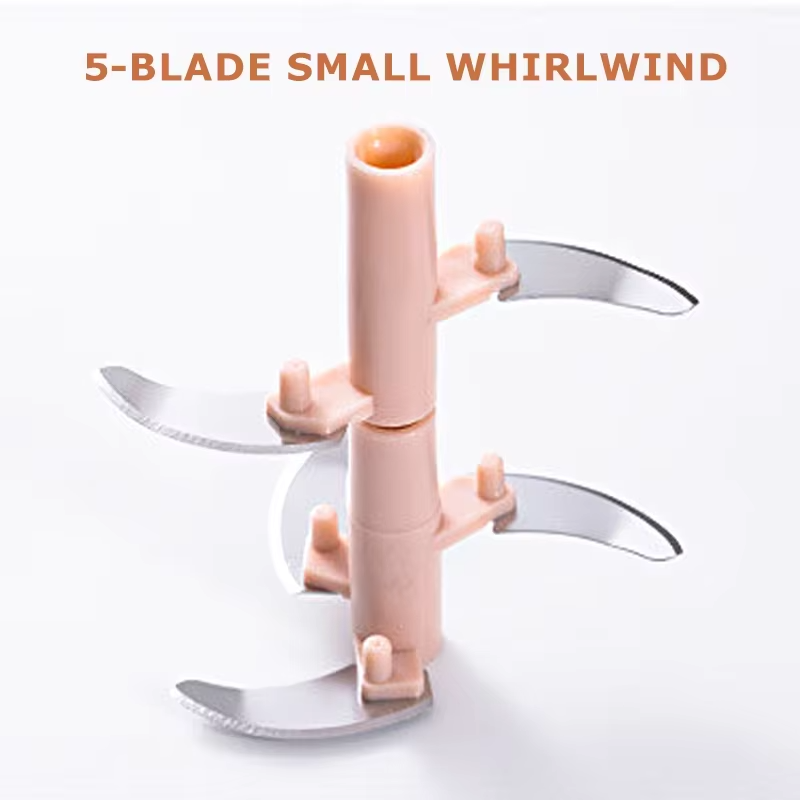 Multifunction Hand Garlic Mini Chopper Vegetable Cutter Food Processor Portable Blender With Pull String Kitchen Easy to Clean