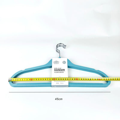 5-Pc Durable Metal Hangers Set | Colorful Clothes Organizer