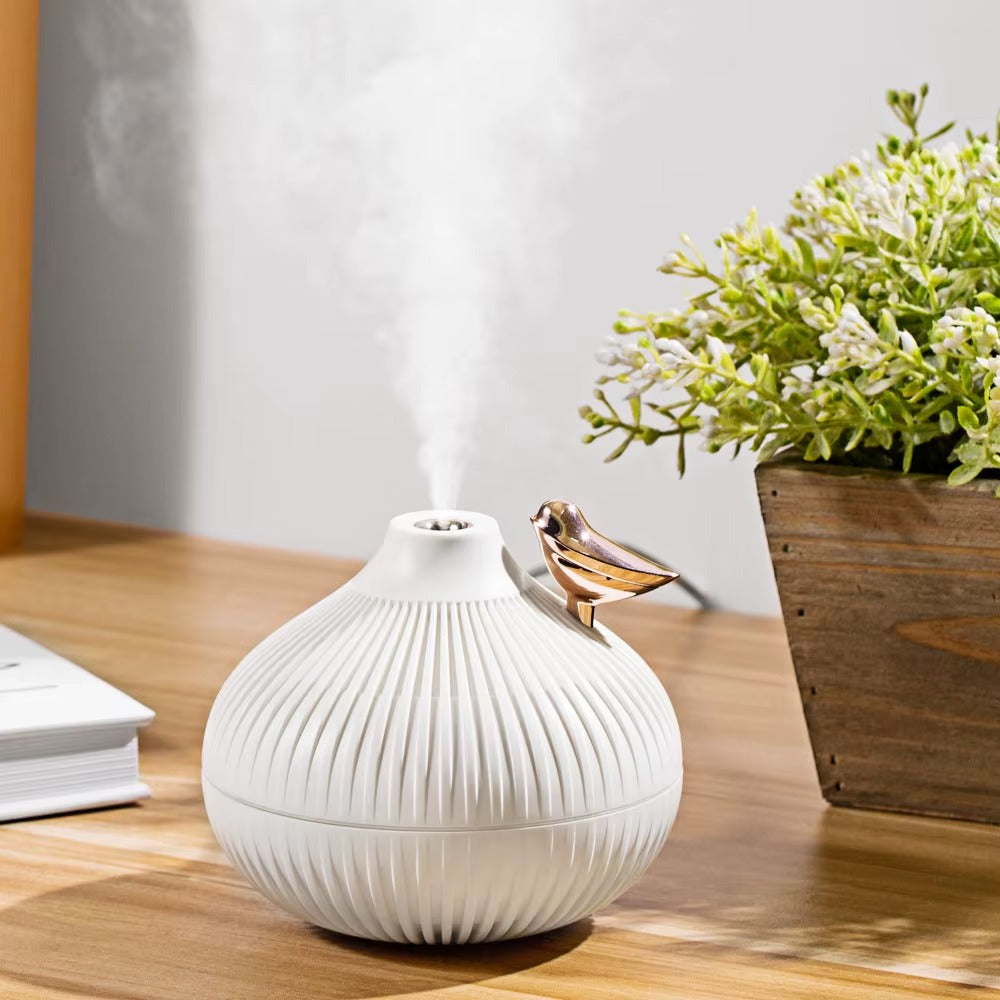 300ml USB Mini Portable Ultrasonic Humidifier with LED Night Lamp Home and Car Air Essential Oil Diffuser