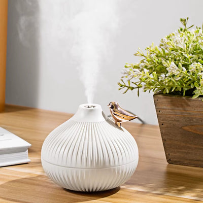 300ml USB Mini Portable Ultrasonic Humidifier with LED Night Lamp Home and Car Air Essential Oil Diffuser