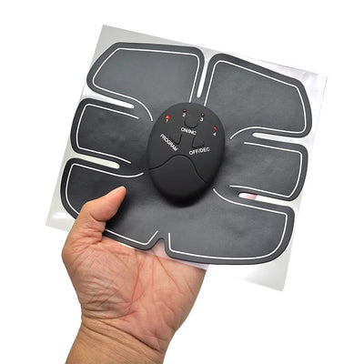 Electric Body Slimming Massager Toner Trainer Abdominal Muscle Vibrating Belt EMS Abdomen Muscle Stimulator
