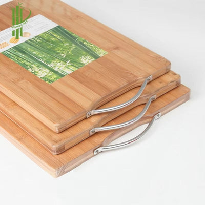 Acacia Wood Cutting & Serving Board | Natural Bark Edge | Durable Kitchen