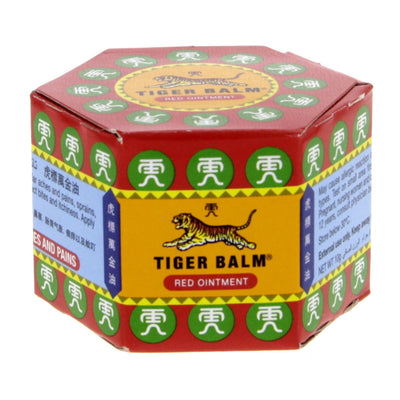 Tiger Balm Red Ointment 19.4g – Pain relief ointment with menthol and camphor for muscles and joints.